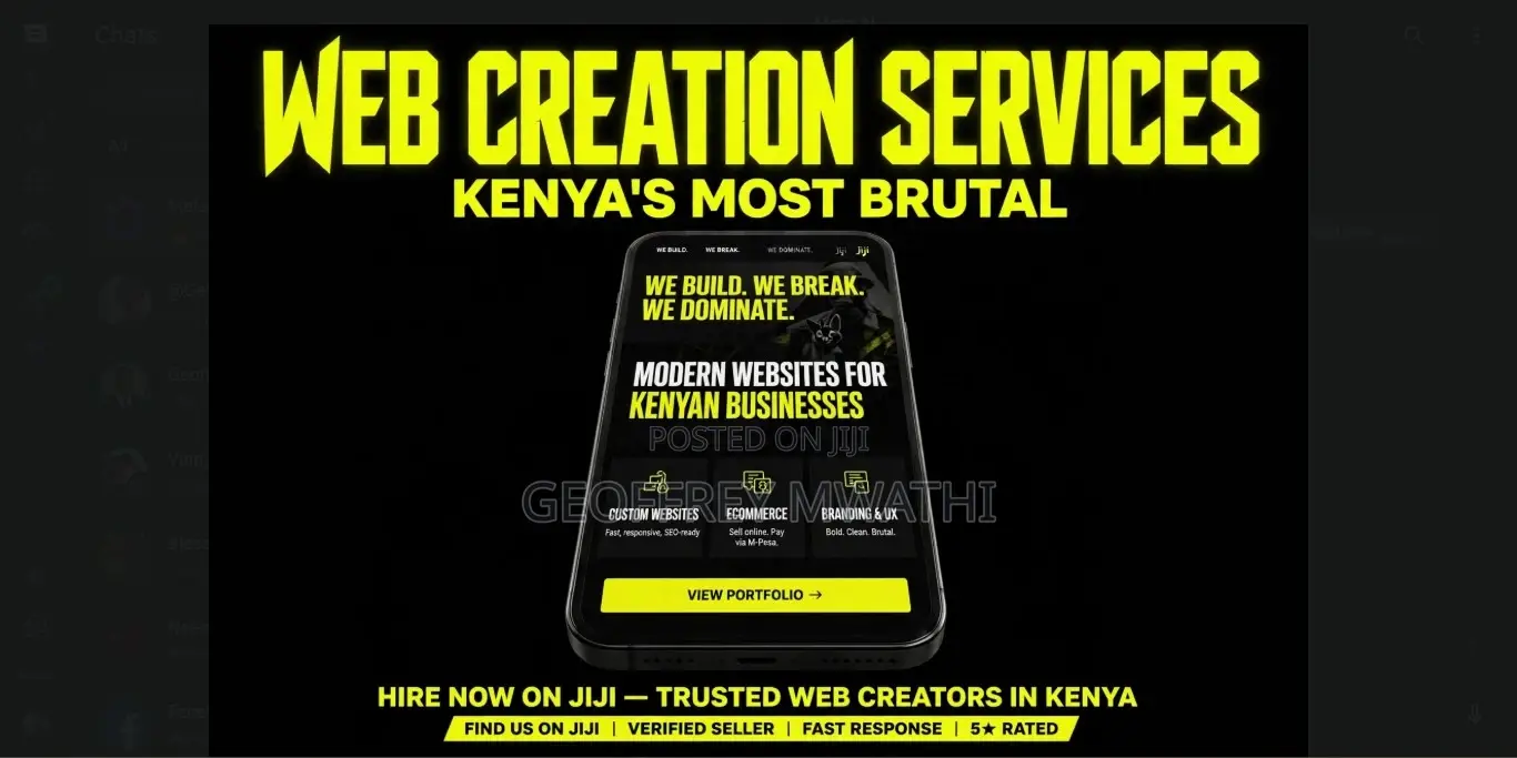 Web Creation Services - Unique Websites KSh 2500