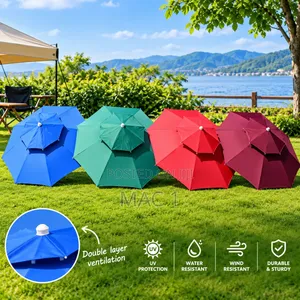Canvas Umbrella – Outdoor Garden, Patio & Beach Sunshade