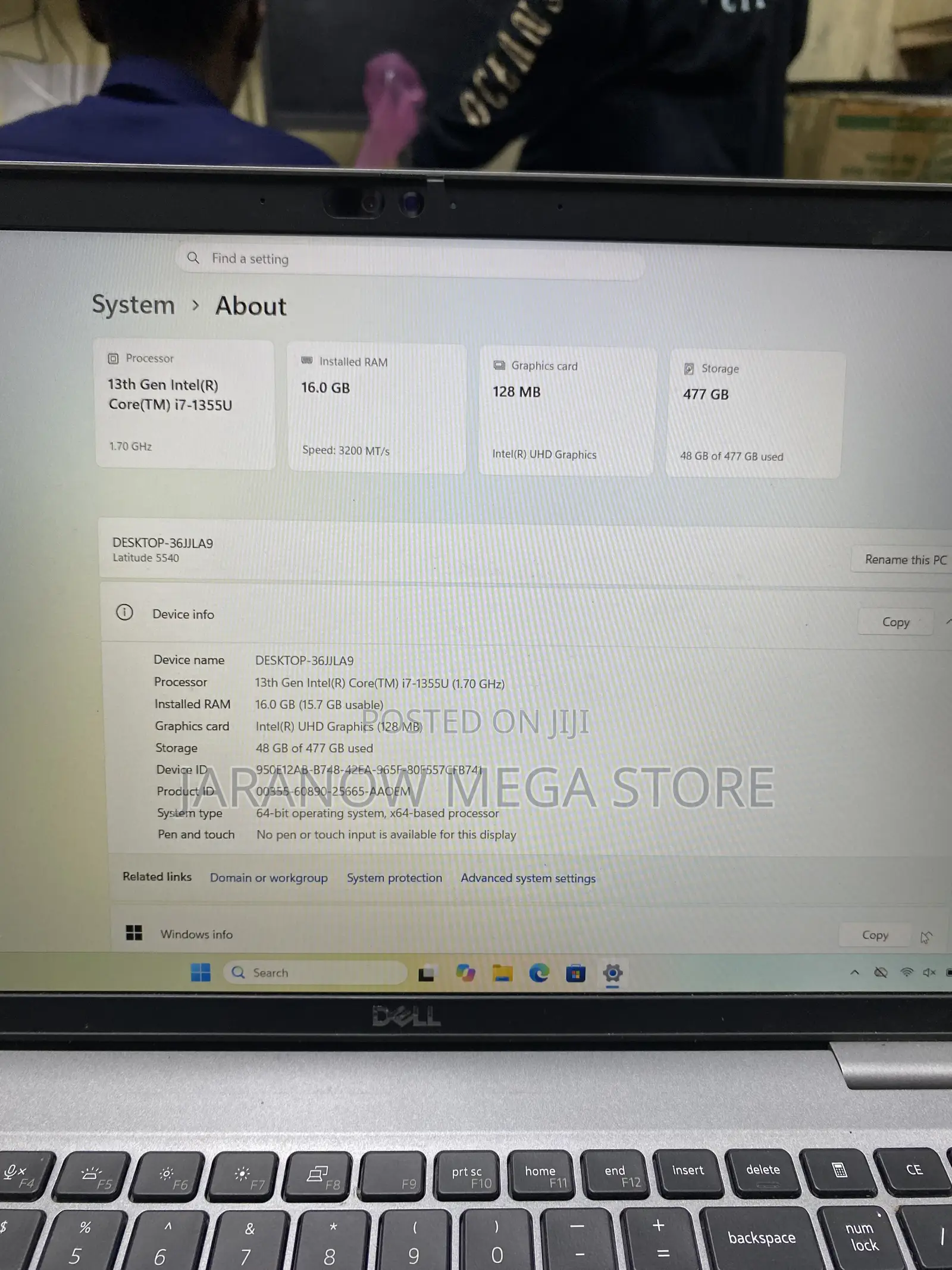 Laptop Dell Latitude 5540 16GB Intel Core i7 SSD 512GB