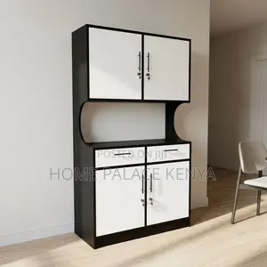 Kitchen Cabinet; Double Door White Kitchen Cabinet