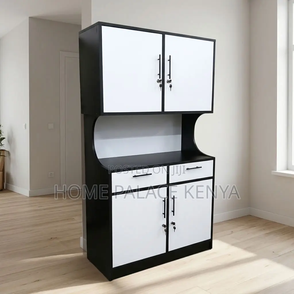 Kitchen Cabinet; Double Door White Kitchen Cabinet