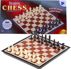 Brains Magnetic Chess Board - Small Size