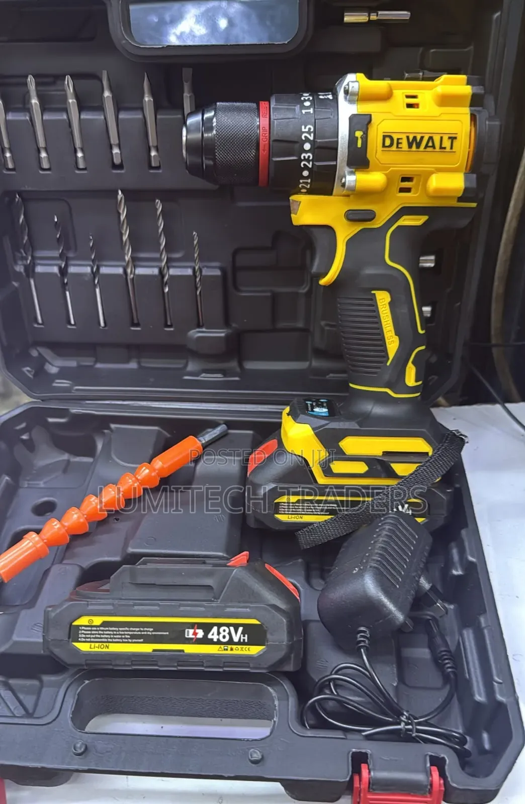 Dewalt 48V Brushless Drill Set
