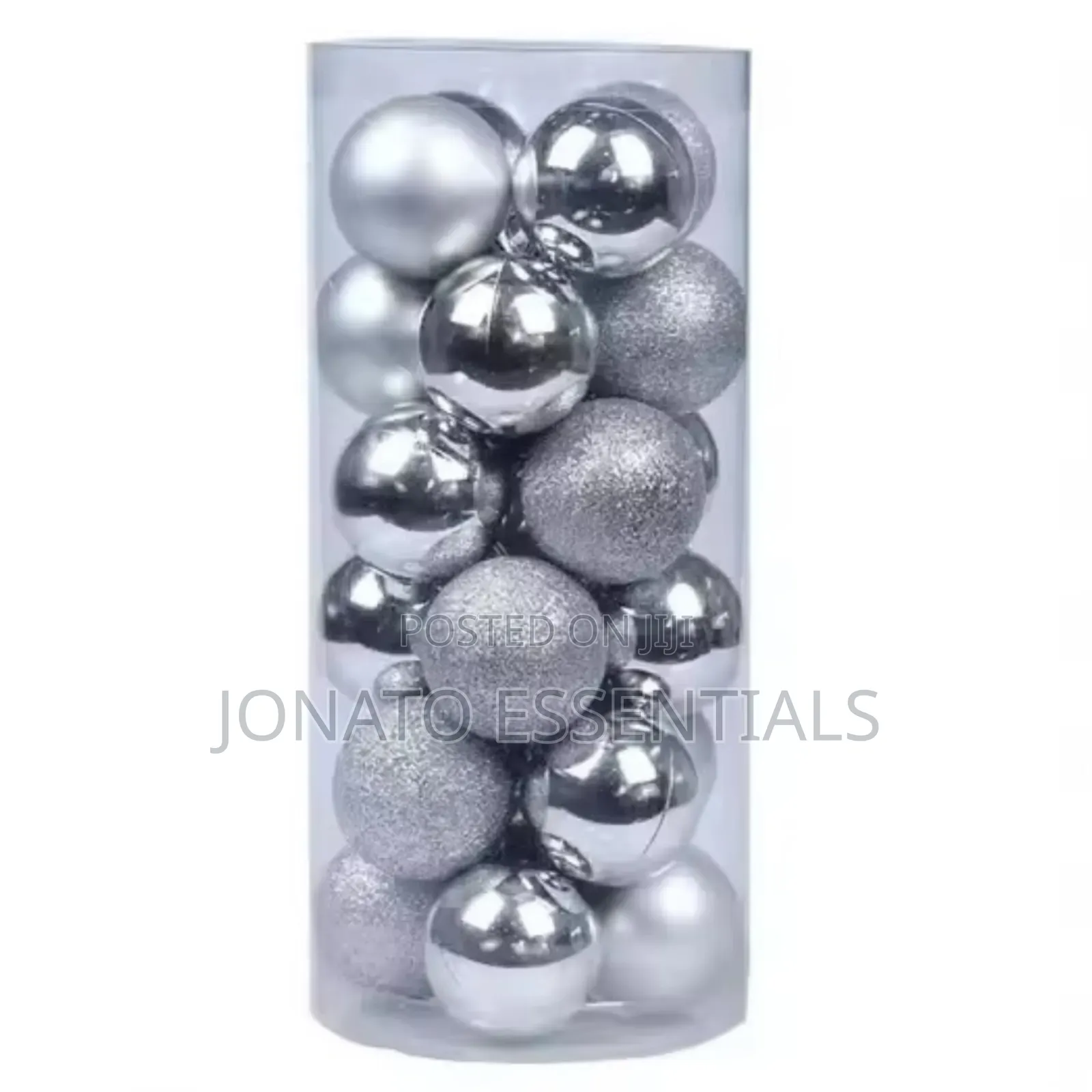 24Pcs 8cm Christmas Tree Baubles Set Holiday Decorations