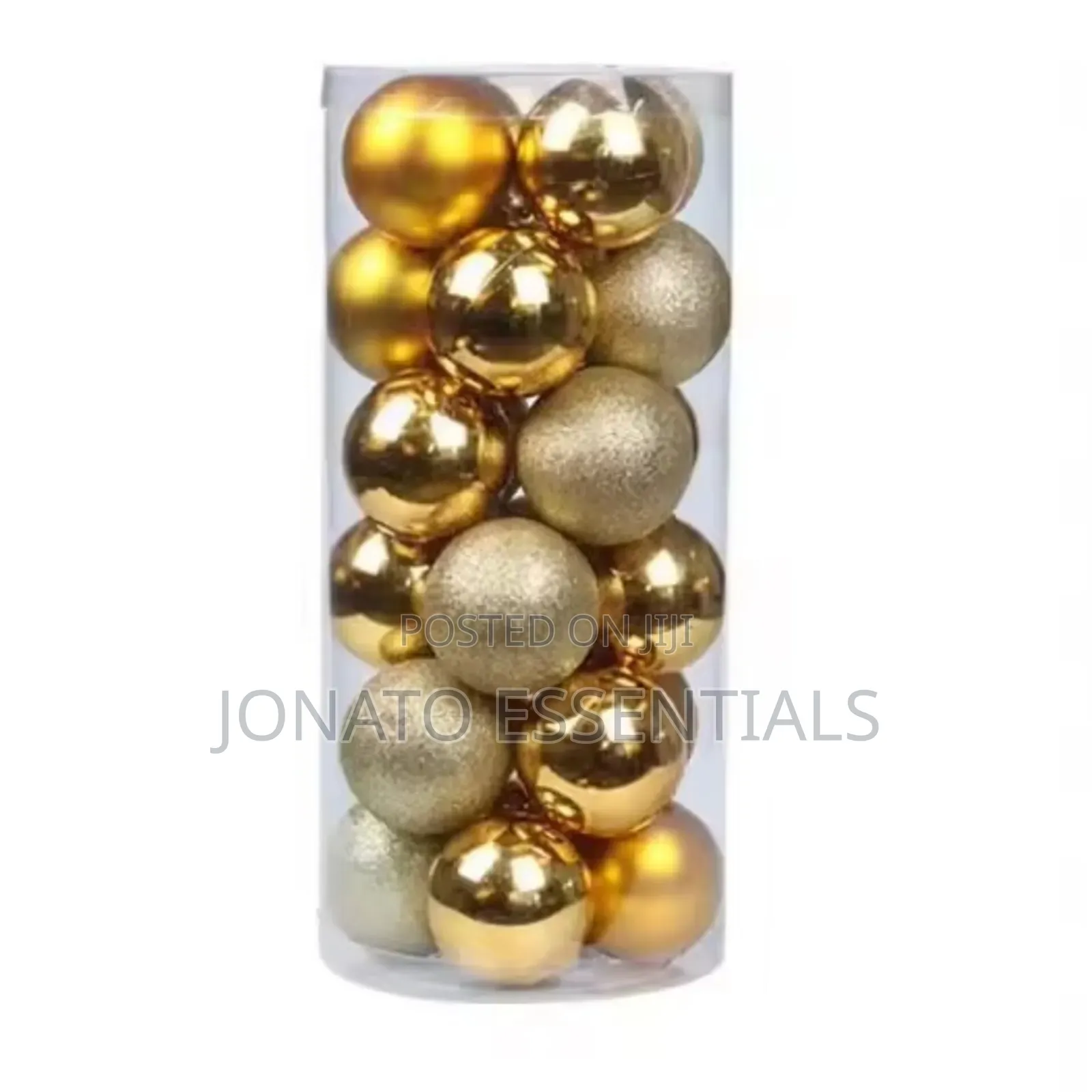 24Pcs 8cm Christmas Tree Baubles Set Holiday Decorations
