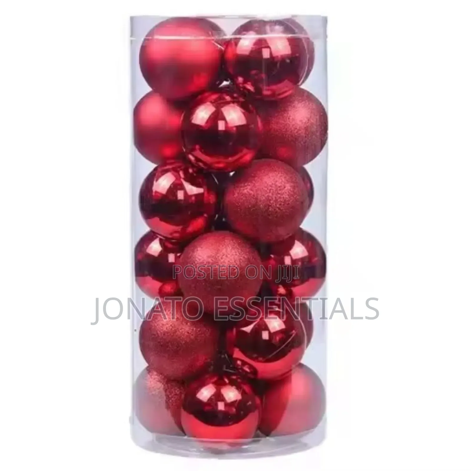 24Pcs 8cm Christmas Tree Baubles Set Holiday Decorations
