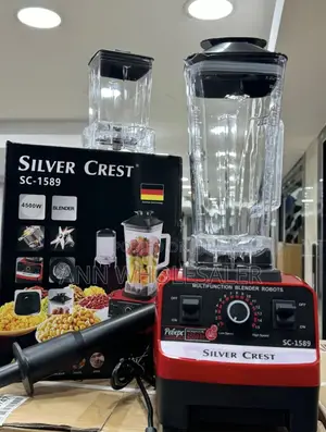 6800w 2 in 1 Silver Crest Heavy Duty Commercial Blender