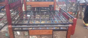 Wooden Metallic Bed 5*6
