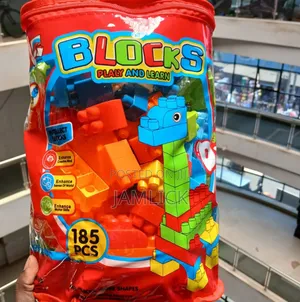 185Pcs Building Blocks Set – Creative Construction Toy - Gn