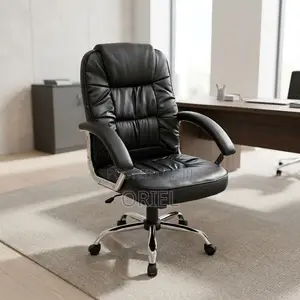Ergonomic PU Leather Executive Office Chair for Modern Workspaces