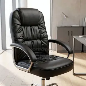 Ergonomic PU Leather Executive Office Chair for Modern Workspaces