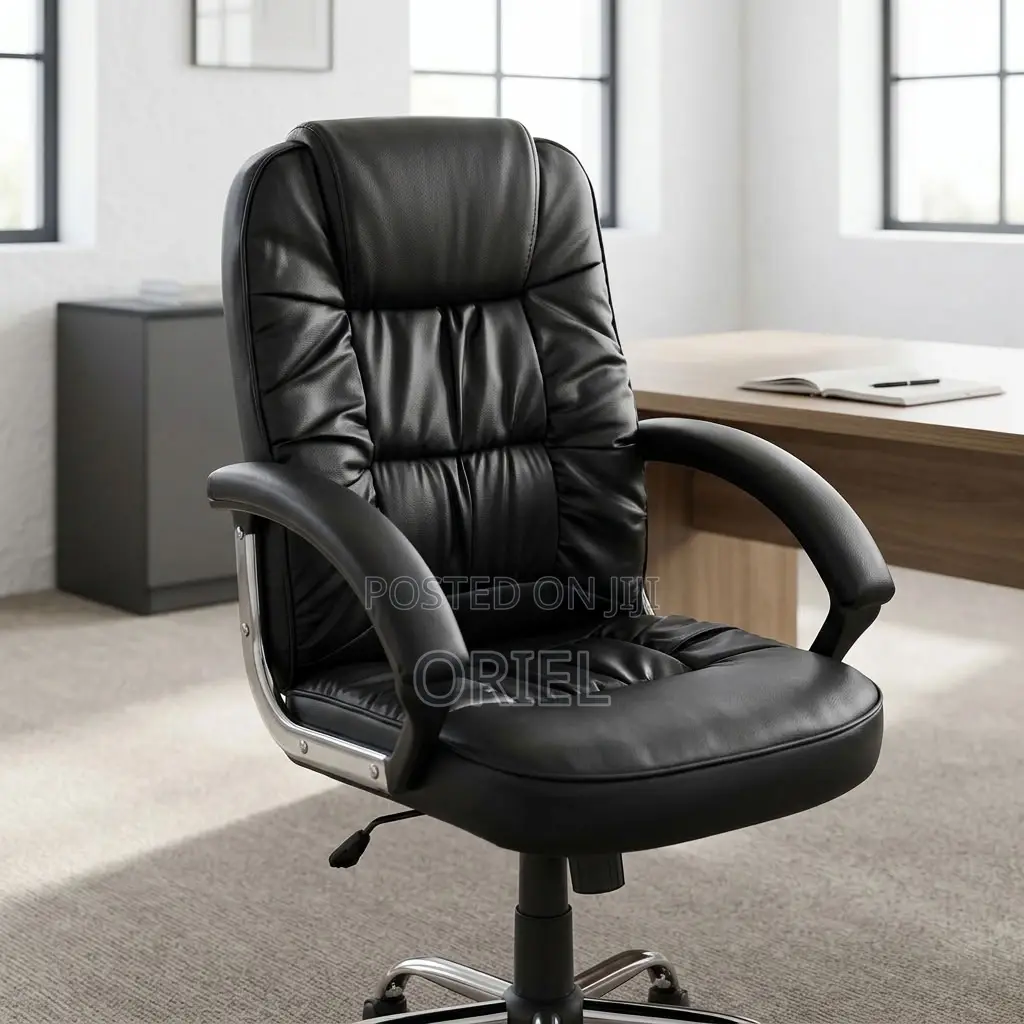 Ergonomic PU Leather Executive Office Chair for Modern Workspaces