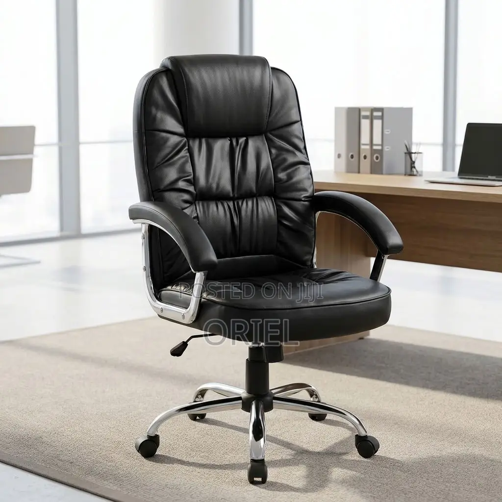 Ergonomic PU Leather Executive Office Chair for Modern Workspaces