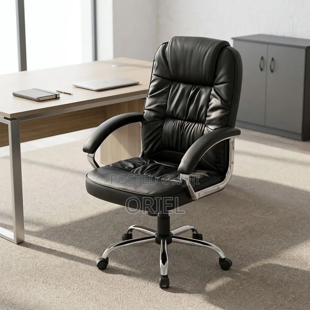 Ergonomic PU Leather Executive Office Chair for Modern Workspaces