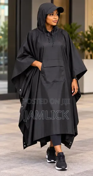 Unisex Adult Rain Poncho With Hood –CR
