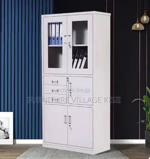 Metallic Filing Cabinet With Safe