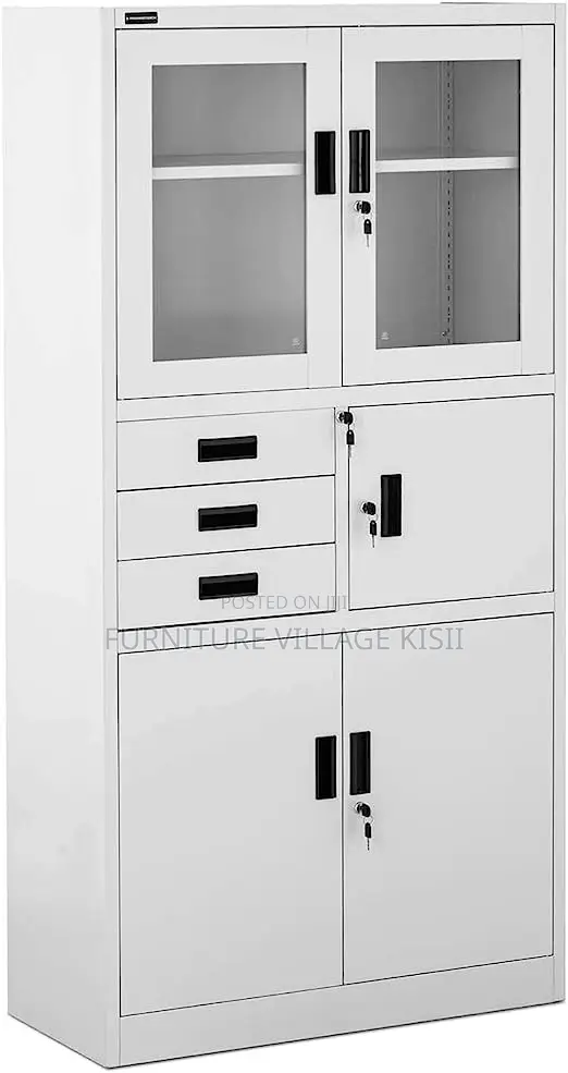 Metallic Filing Cabinet With Safe