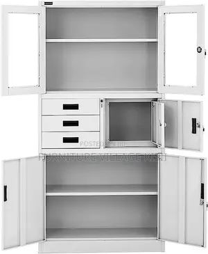 Metallic Filing Cabinet With Safe