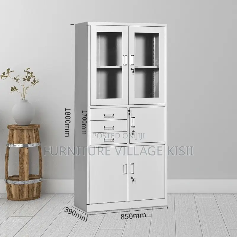 Metallic Filing Cabinet With Safe