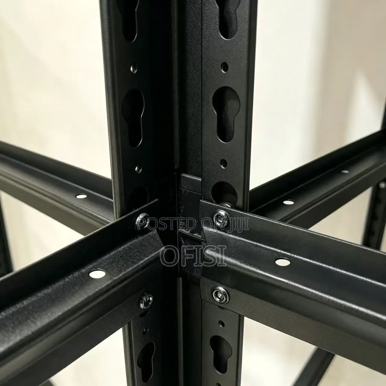 Shielving Rack; Adjustable 5-Tier Metal Shelving Rack