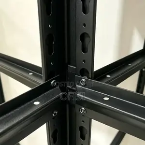 Shielving Rack; Adjustable 5-Tier Metal Shelving Rack