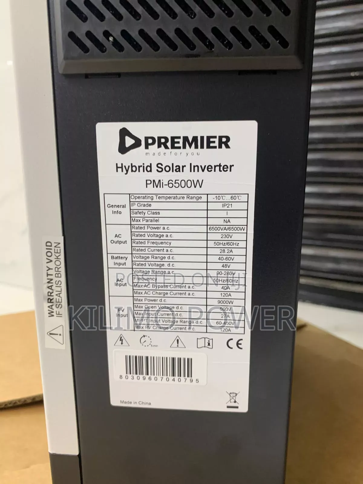 Premier 6kw Hybrid Solar Invrter 48V