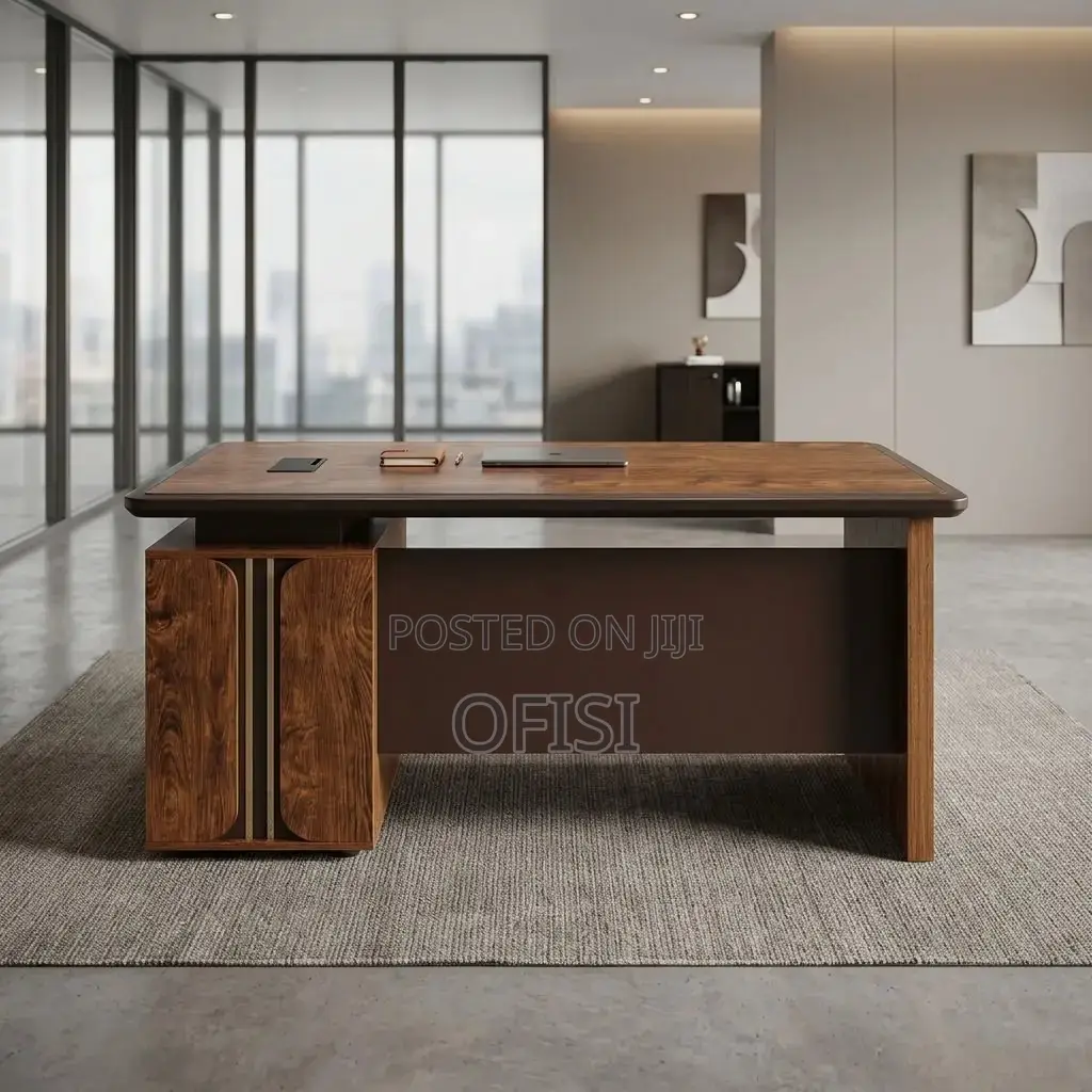 Office Desk; 1.2m Brown Executive Study Desk
