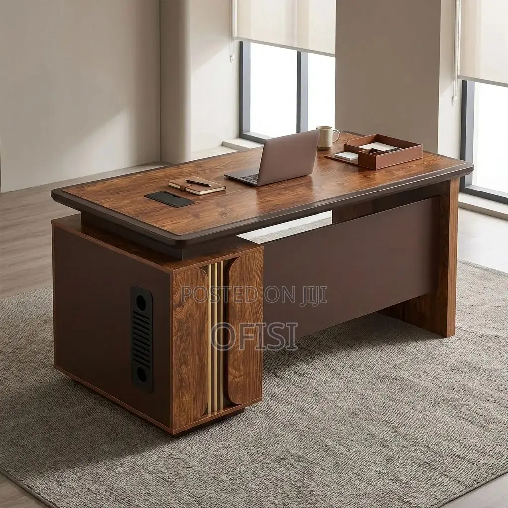 Office Desk; 1.2m Brown Executive Study Desk