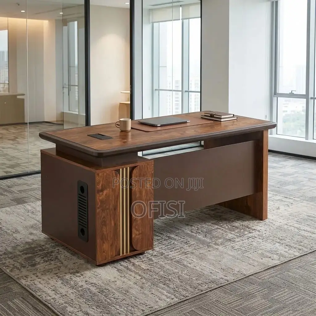 Office Desk; 1.2m Brown Executive Study Desk