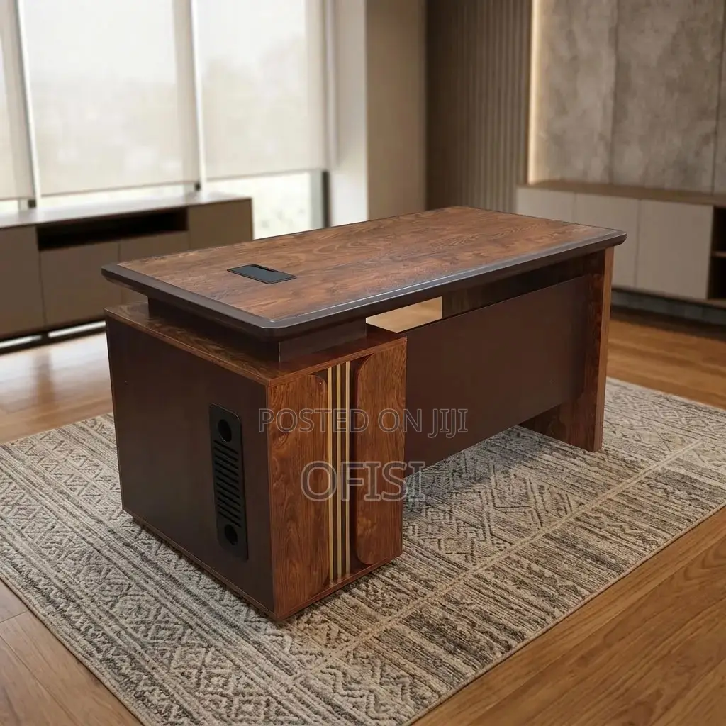 Office Desk; 1.2m Brown Executive Study Desk