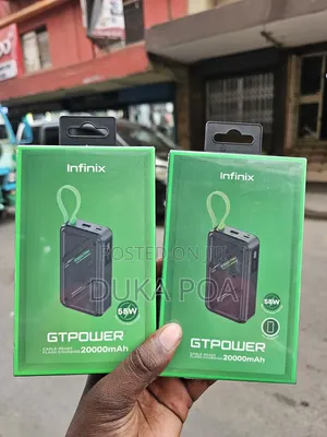 Infinix Super Fast Charging Powerbank 20,000mah 55W