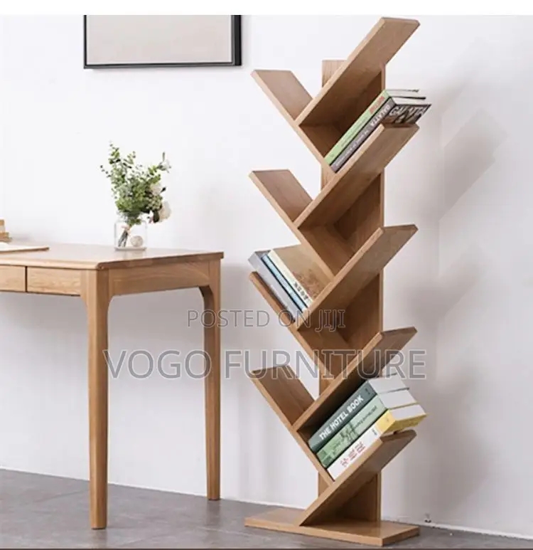 Bookshelf; Wooden Tree Bookshelf