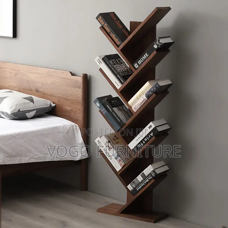 Bookshelf; Wooden Tree Bookshelf