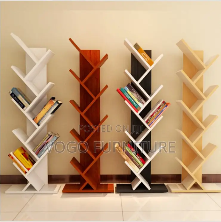 Bookshelf; Wooden Tree Bookshelf