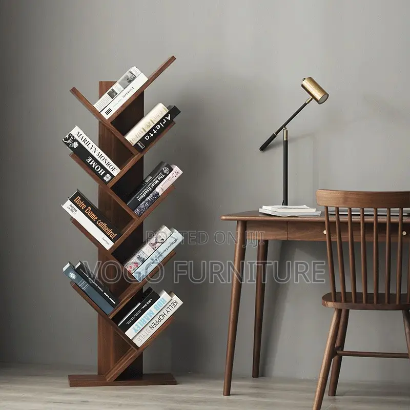 Bookshelf; Wooden Tree Bookshelf