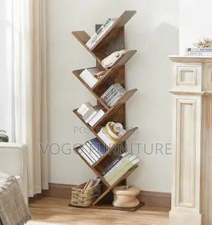 Bookshelf; Wooden Tree Bookshelf