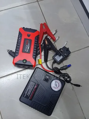 Portable 12V Jump Starter and Air Compressor for Everyday Drivers