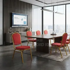 Fabric Armless Seat | Conference Chair With Mid Backrest