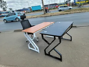 Computer Study Desk With Adjustable Office Chair