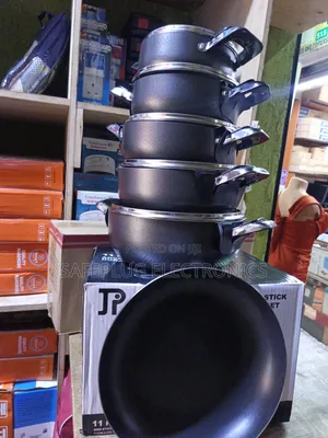 11 PCS James Pot Nonstick Cookware Set (Induction & Gas Friendly)