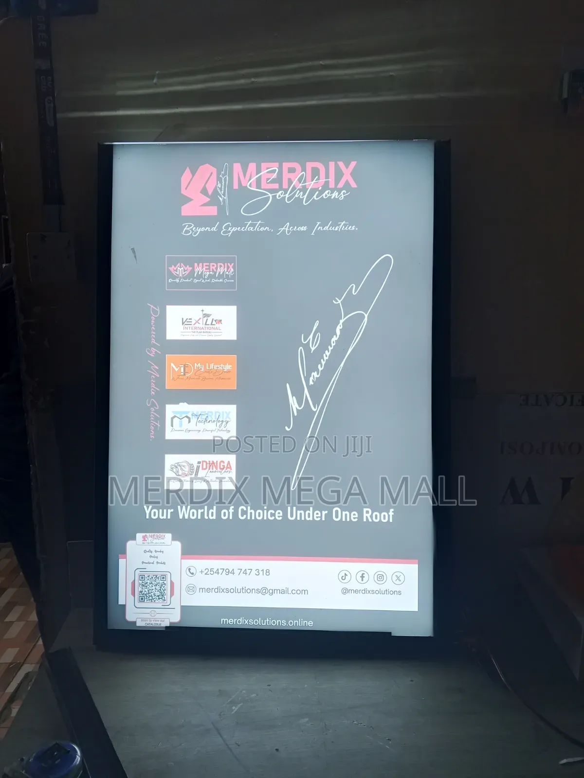 LED Light Box Signage