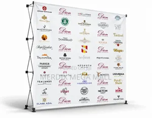 3m X 2.26m MEDIA BANNER Stand