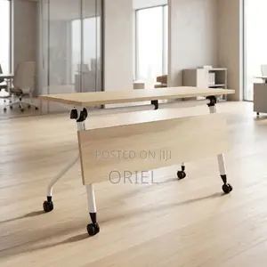 Mobile Training Table With Wheels for Meetings and Conferences