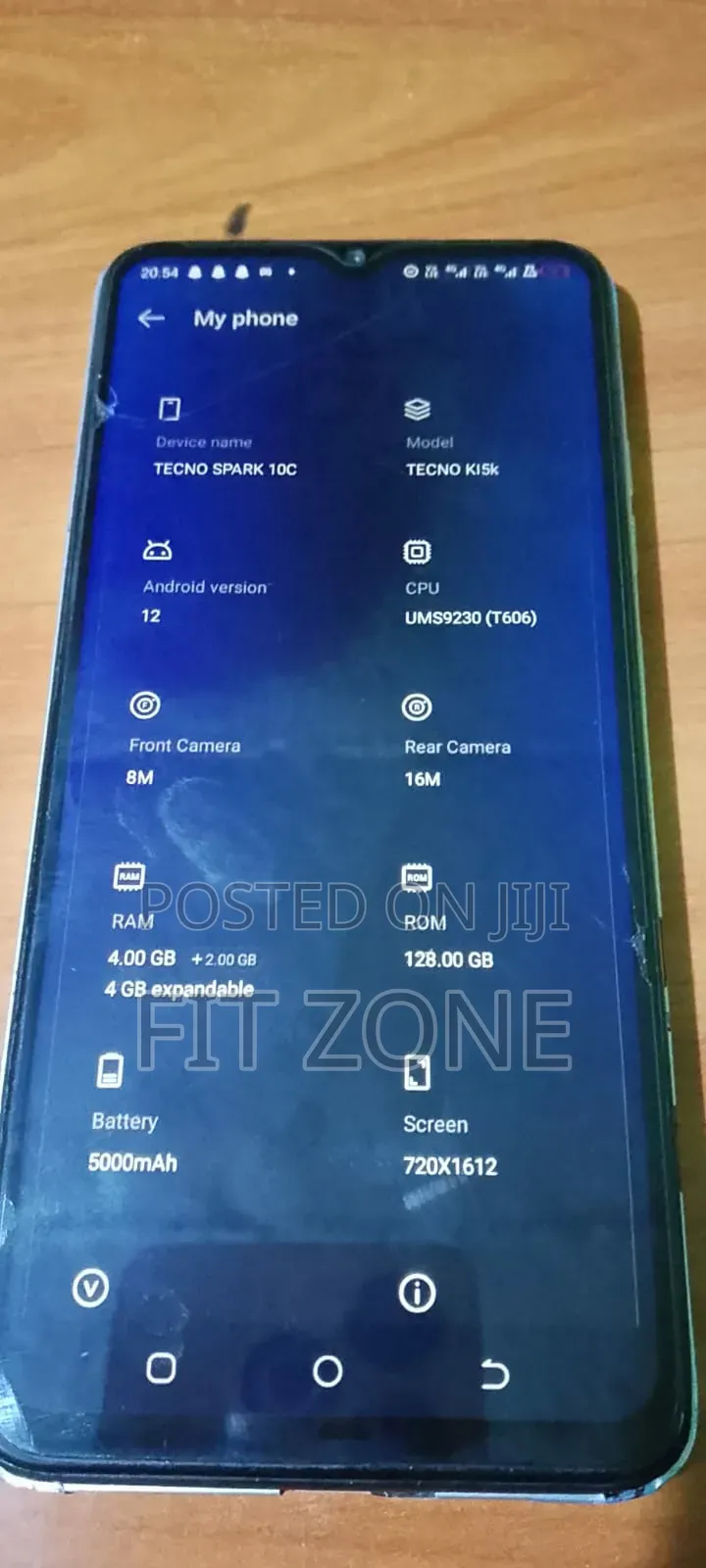 Tecno Spark 10C 128 GB Blue