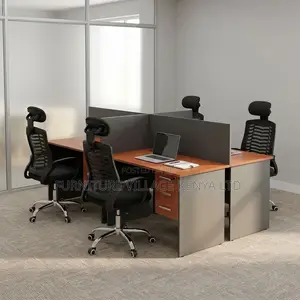 Workstation; 4 Seater Custom Office Team Workstation Desk