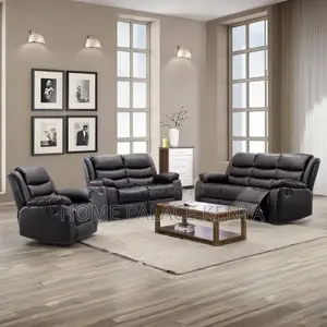 Recliners; Modern Six Seater Reclining Sofa Set for Family Homes