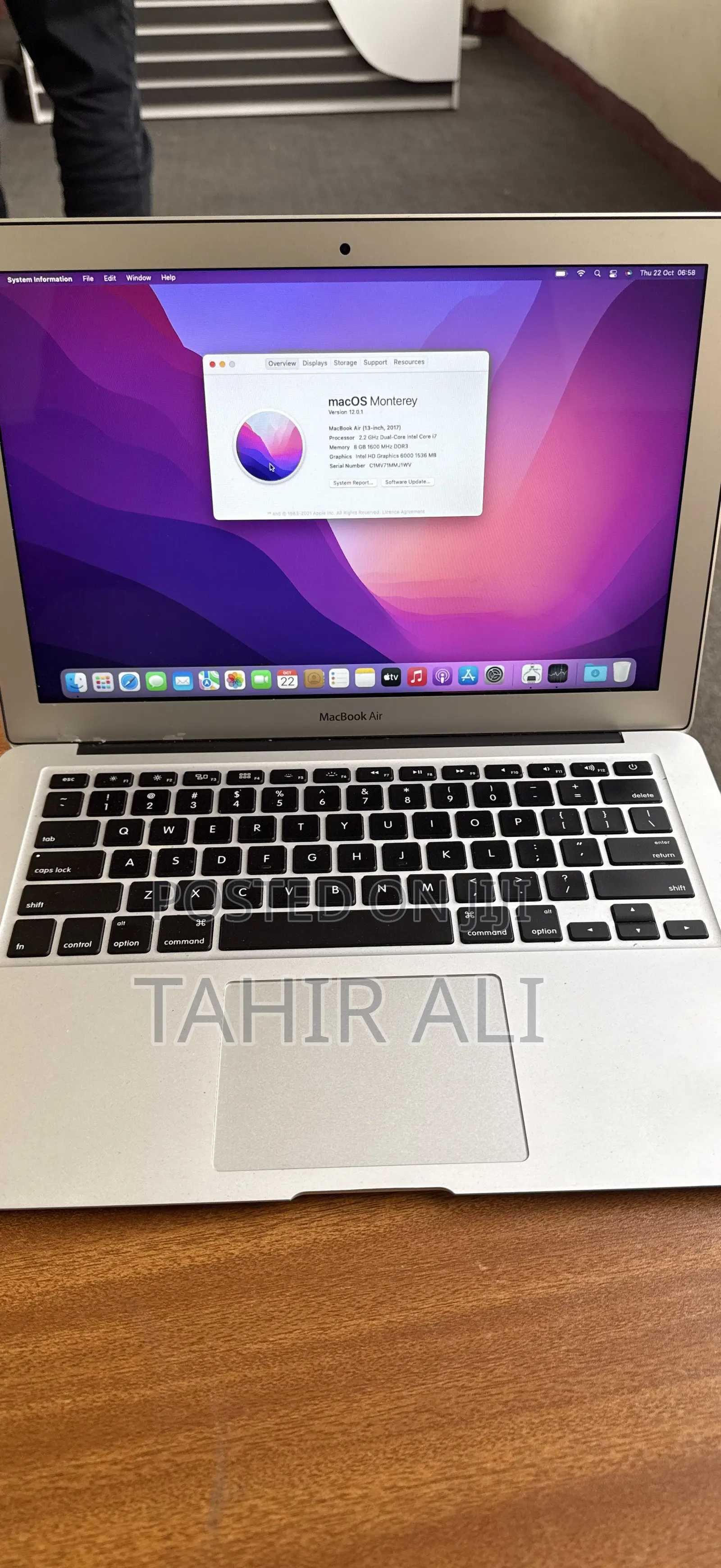 Laptop Apple MacBook 2017 8GB Intel Core i7 SSD 256GB