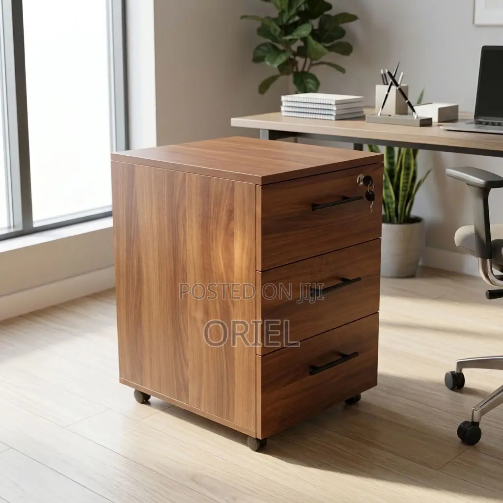 Mobile Office Drawer Cabinet – Compact Under-Desk Storage Unit