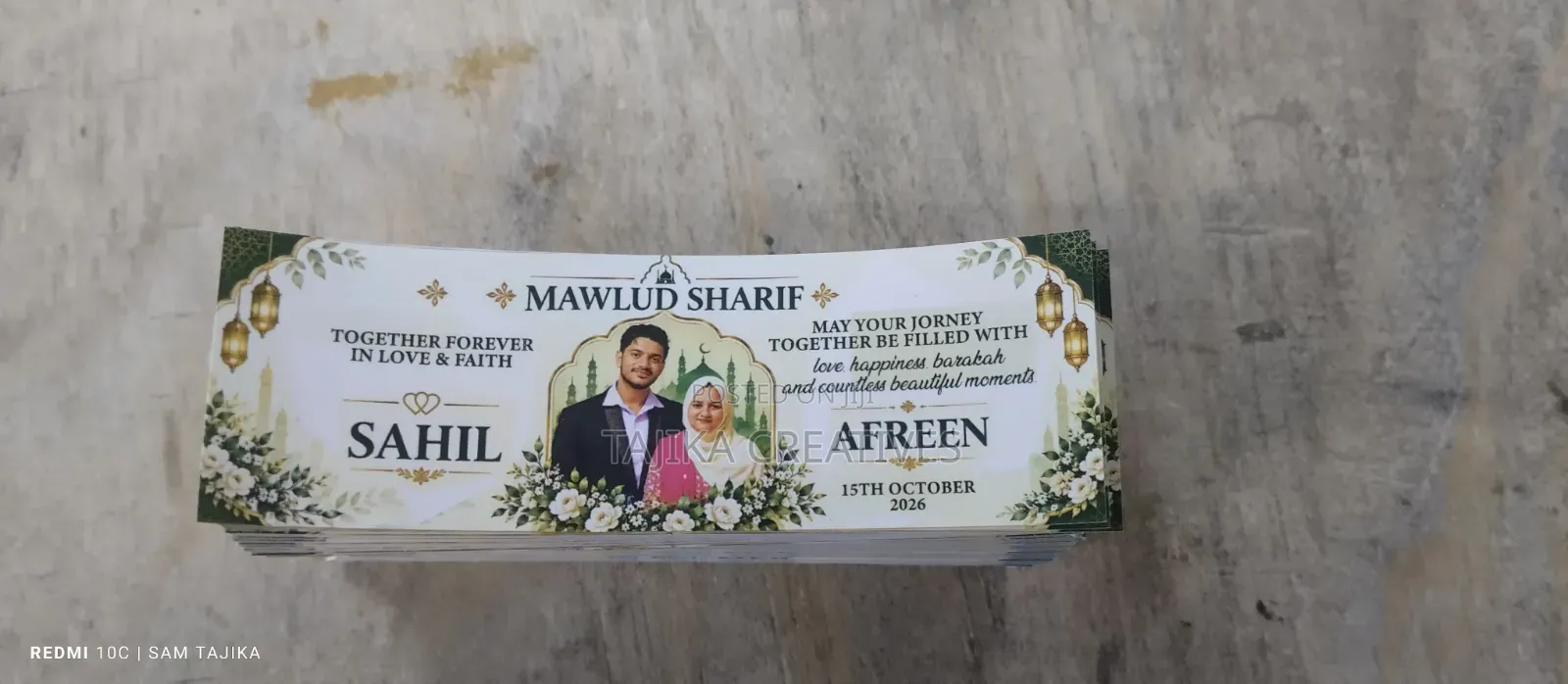 Event Label Printing
