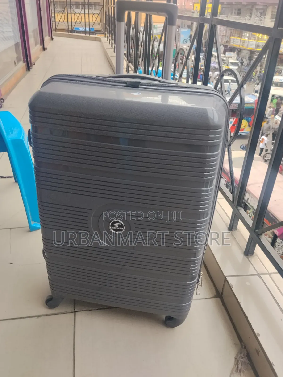  at 3700 Large Rubber Suitcase With 360° Spinning Wheels Is Available